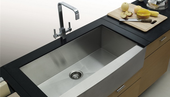0 radius kitchen sink