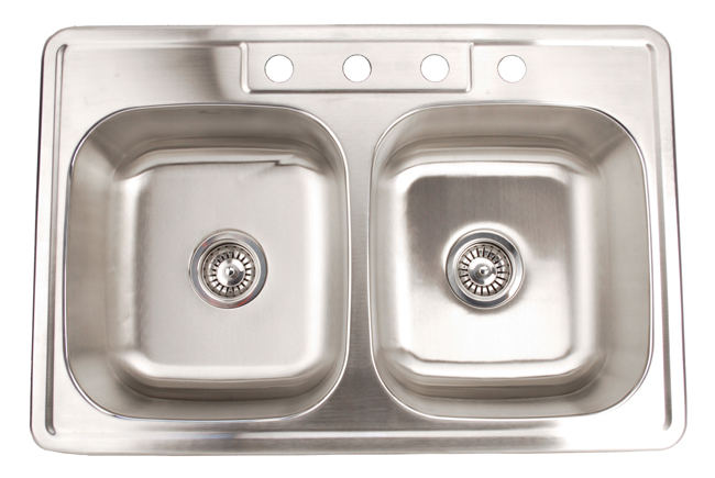 drop in kitchen sink with purifier hole